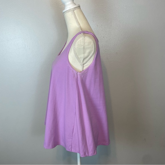 Susana Monaco Purple Tank Top Built In Bra Size Medium - Picture 10 of 11